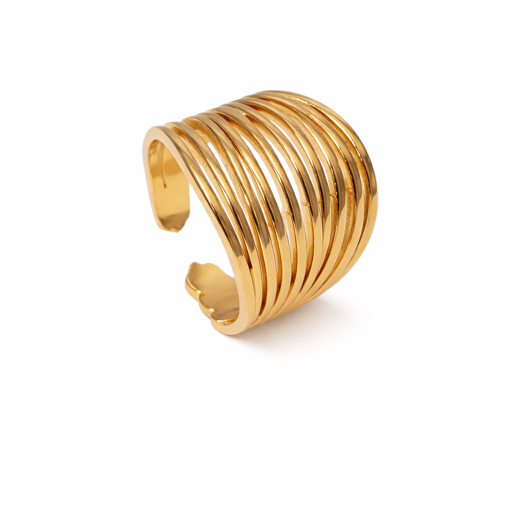 Simple Modern Style Ring Gold / Silver