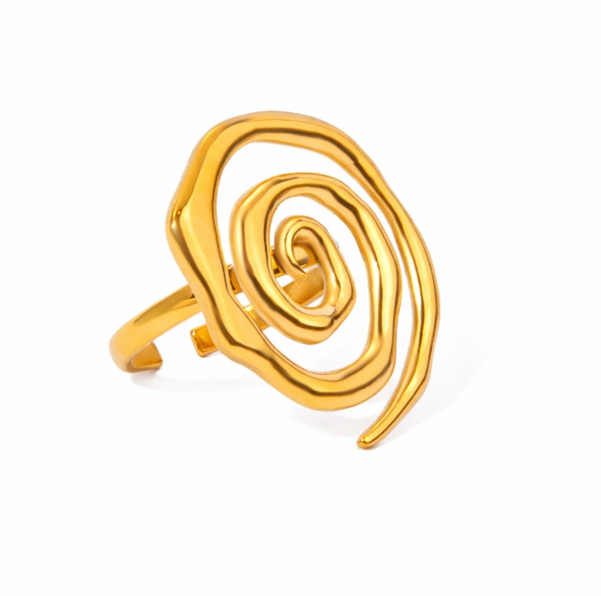 Spiral Style Ring Gold / Silver
