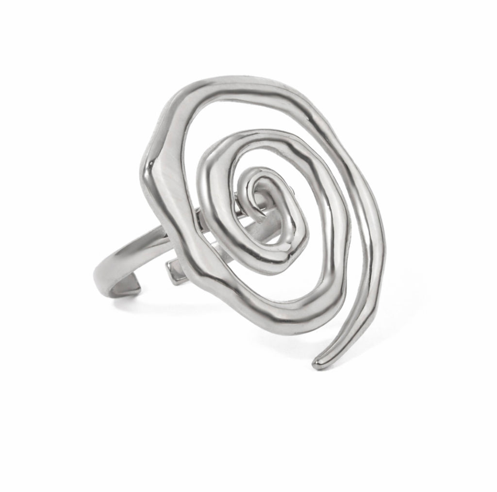 Spiral Style Ring Gold / Silver