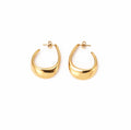 Simple Style Waterproof Earrings Gold / Silver