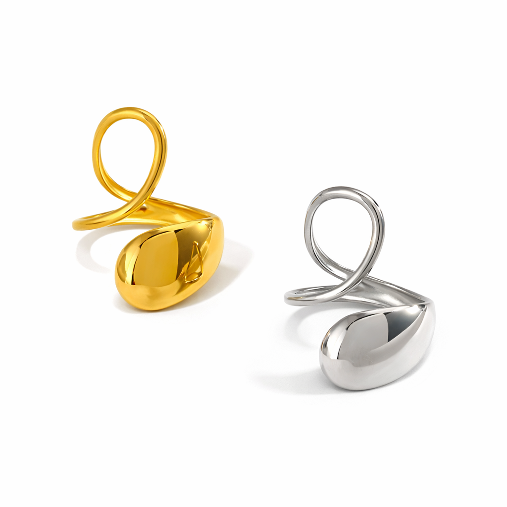 Oval Style Ring Gold / Silver