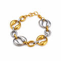 Stainless Steel Two-Tone Bracelet