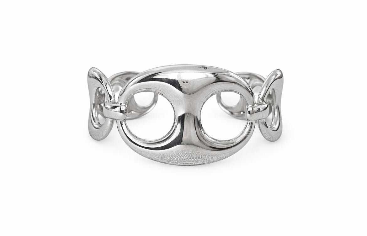 Pig Nose Style Bracelet Gold / Silver