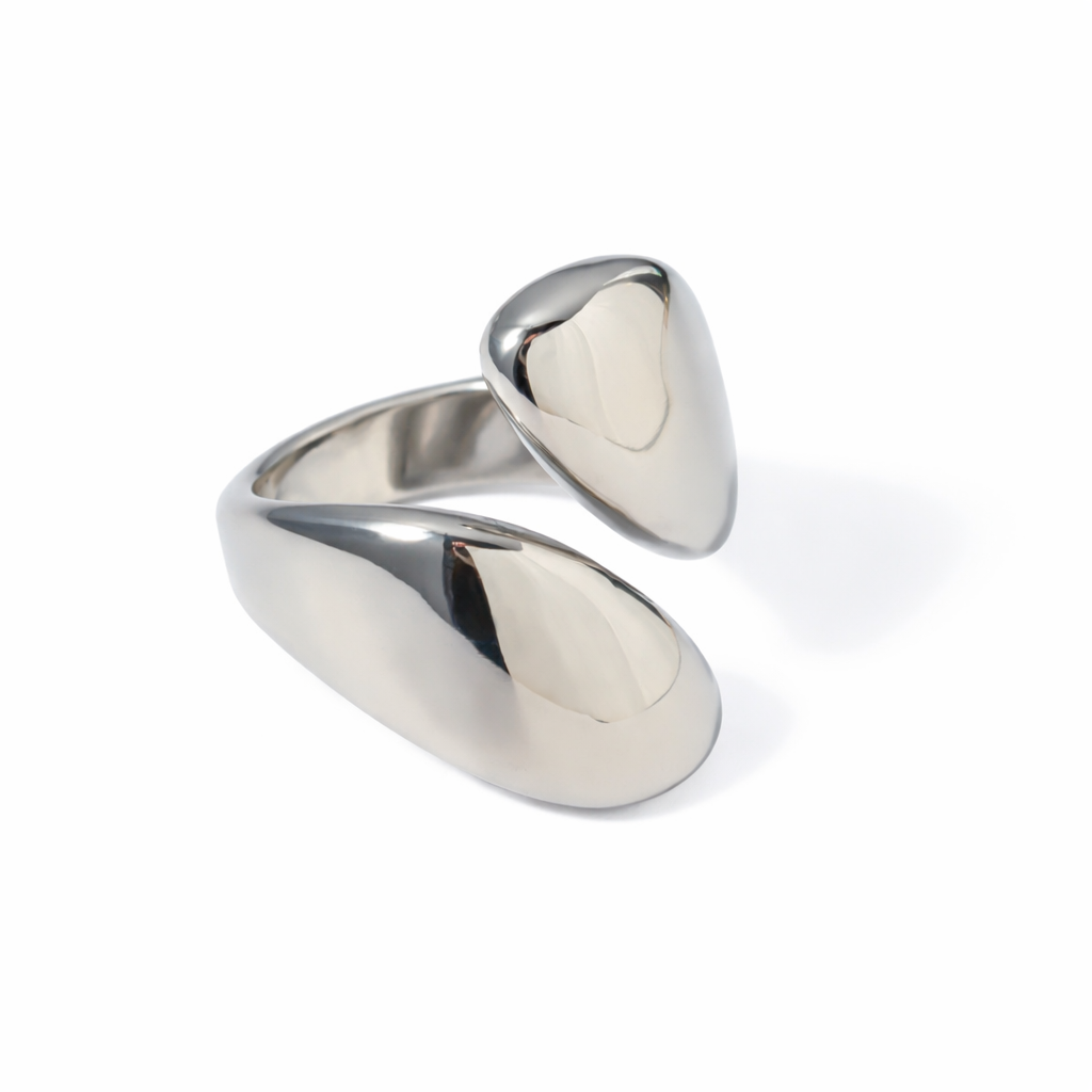 Asymmetrical Style Ring Gold / Silver