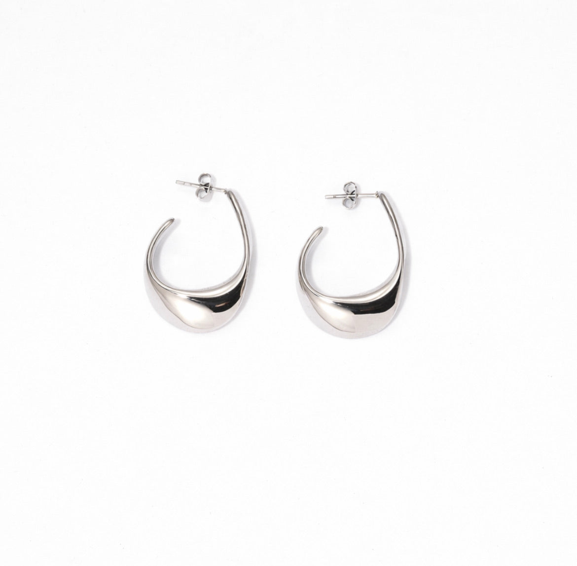 Simple Style Waterproof Earrings Gold / Silver