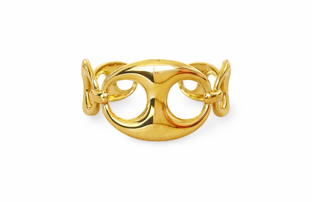 Pig Nose Style Bracelet Gold / Silver