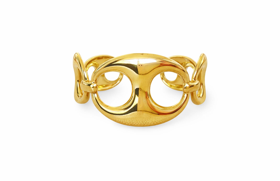 Pig Nose Style Bracelet Gold / Silver