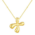 Bubble Letter (X) Necklace Gold / Silver