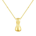 Bubble Letter (I) Necklace Gold / Silver