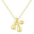 Bubble Letter (K) Necklace Gold / Silver