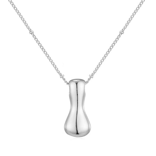 Bubble Letter (I) Necklace Gold / Silver