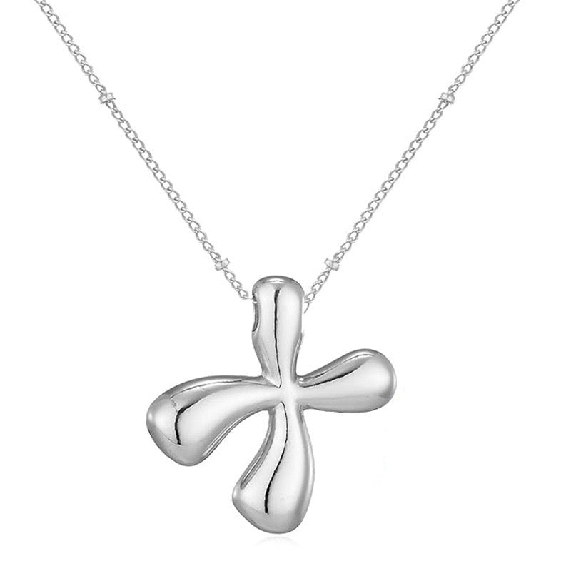 Bubble Letter (X) Necklace Gold / Silver